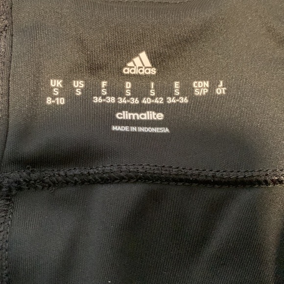 Women’s Adidas climalite cropped leggings size Small - Picture 4 of 7